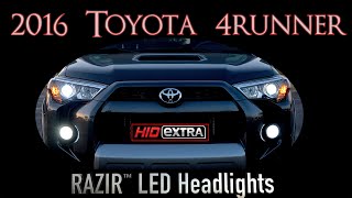 2016 toyota 4runner trail premium. an unboxing and installation of the
razir led headlight kits from hid extra.com, a great company that i
have been avid customer for years. , use coupon code, ...