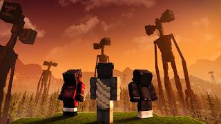 Surviving The SIREN HEAD FOREST in Minecraft screenshot 3