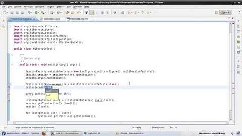 Hibernate Tutorial 29  Introduction to Criteria API