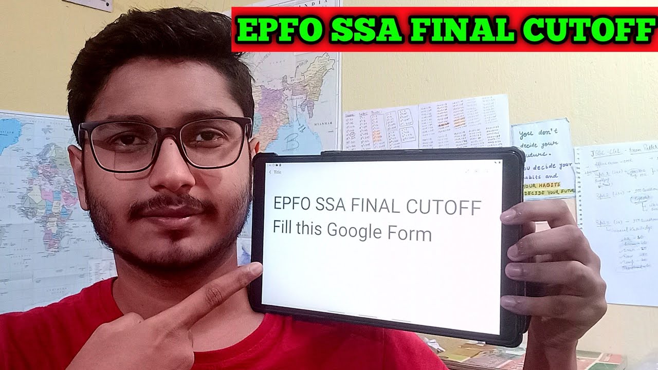 EPFO SSA FINAL CUTOFF FORM - By Rahul's Safar | Fill this form for ...