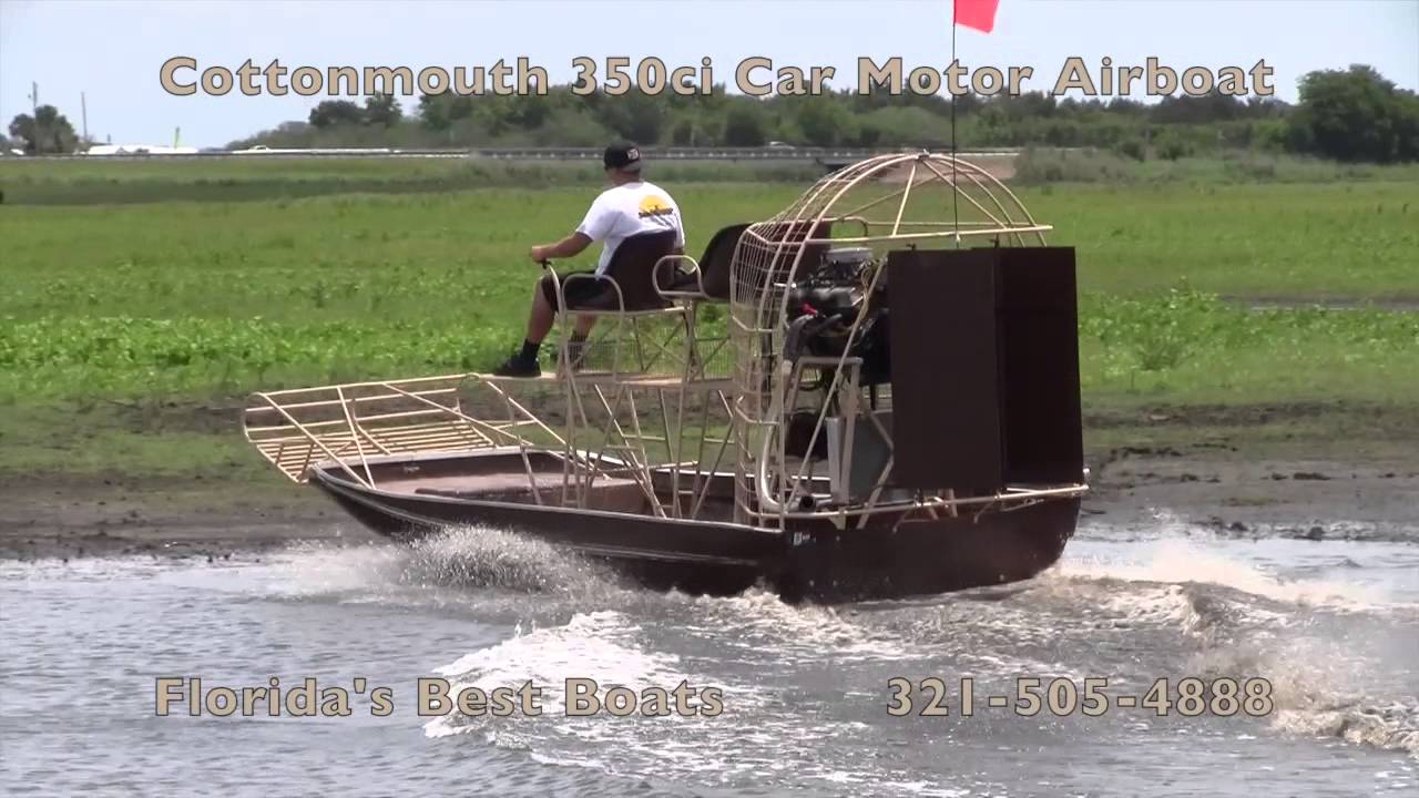 Cottonmouth 350ci Airboat YouTube