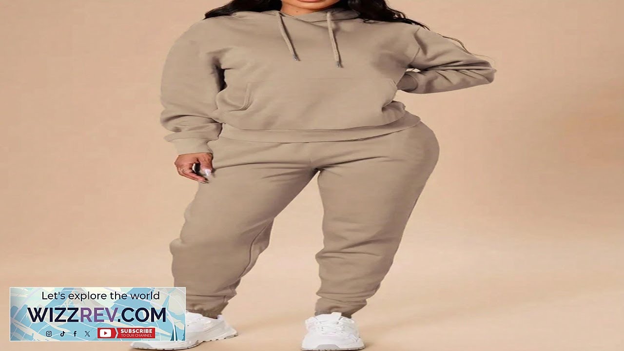 SHEIN Ladies' Solid Color Hoodie And Sweatpants Tracksuit Set With Drawstring Review