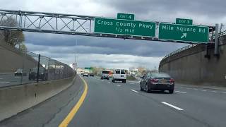 New York State Thruway (Interstate 87 Exits 1 to 9) northbound