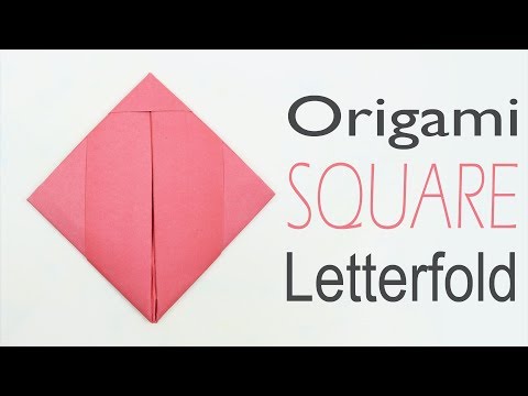 Origami Square Letterfold