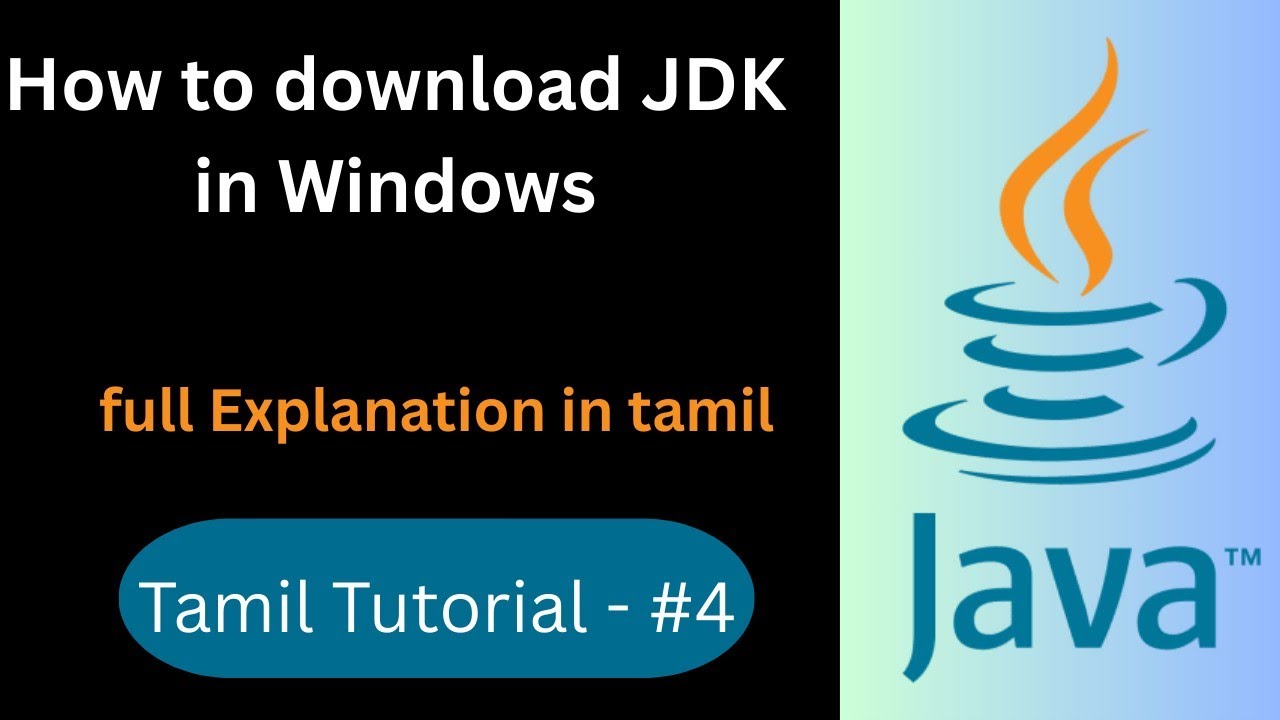 How to download JDK in Windows | Java full course in Tamil | # NextGen ...