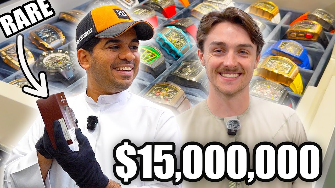 Халед Эбрахими представляет свою НЕВЕРОЯТНО РЕДКУЮ нетронутую коллекцию часов PATEK & RM стоимост...