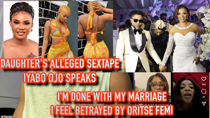 Se#x Tape: Iyabo Ojo Defends Daughter X Oritse Femi’s Marriage Packs Up
