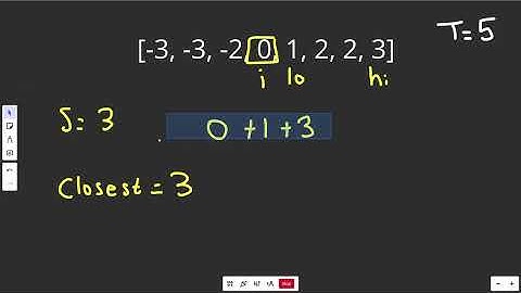 3Sum Closest - Leetcode 16 - Two Pointers (Python)