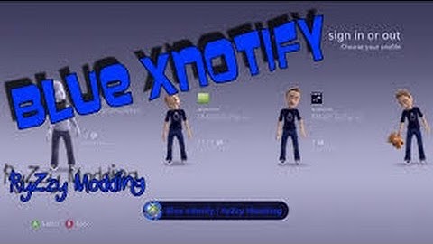 Blue XNotify - RGH/JTAG + Download