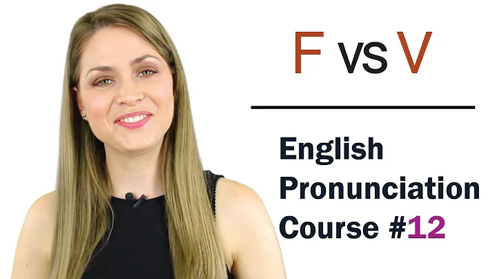 F vs V konsonantljud | Lär dig engelsk uttal | 50 ord