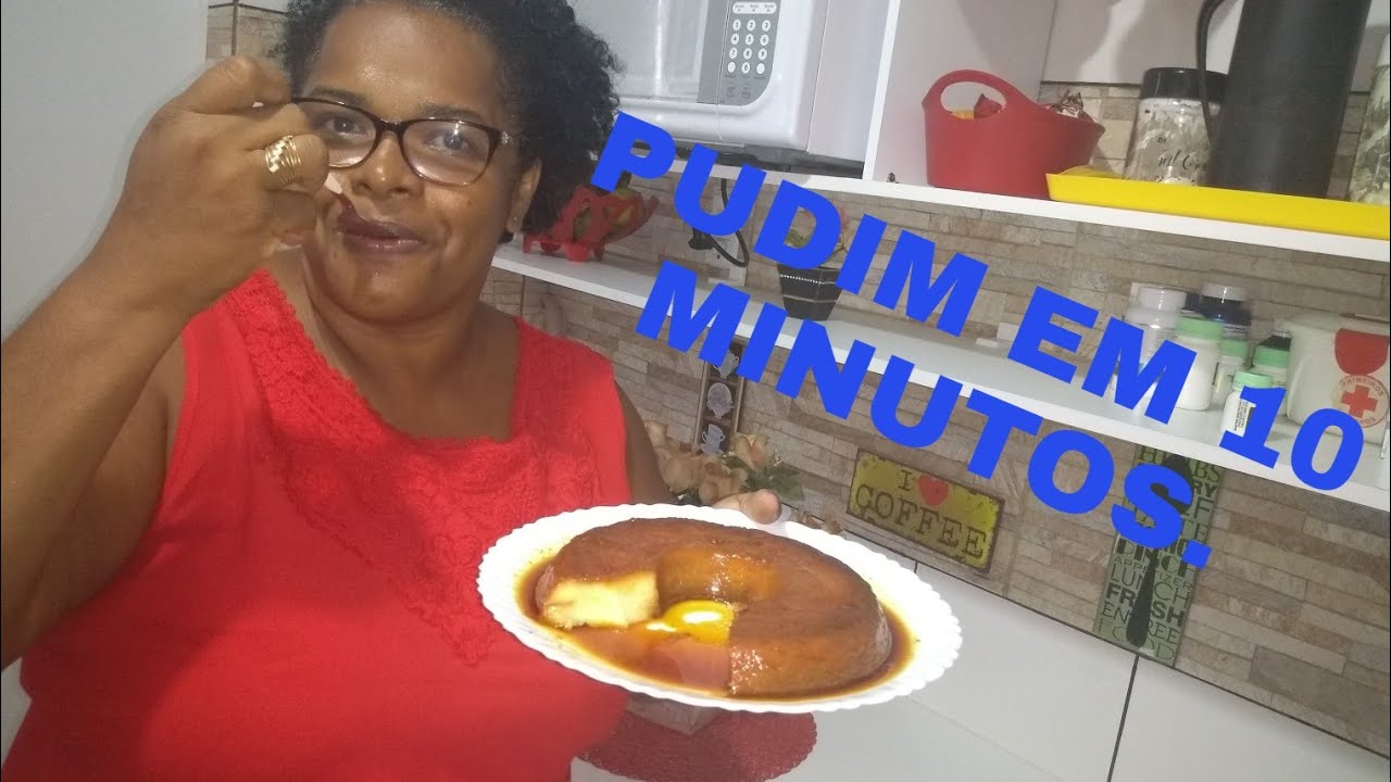 COMO FAZER PUDIM NO MICROONDAS. SOMENTE 10 MINUTOS