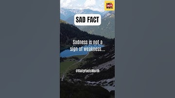 Embracing Vulnerability: Sadness is Not a Sign of Weakness #shorts