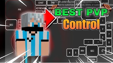 BEST PvP control pack for pojavlauncher || my PvP control || joystick and button control