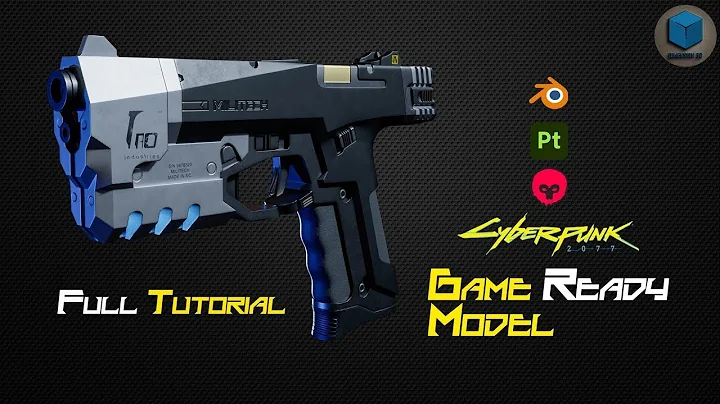 🎮 Game-Ready Asset Modeling in Blender & Substance Painter | Full Workflow Tutorial 🛠️