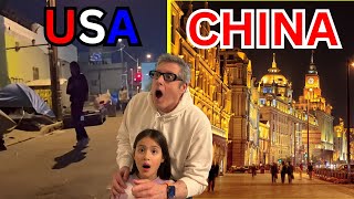 China Vs USA: Which Country is SAFER at Night (HUGE Culture Shock)