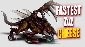 Fastest ZvZ cheese - 14 gas 13 pool ling rush in StarCraft 2 for Zergs