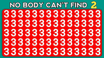 Only Geniuses | Can Find the Odd One Out | Number and letter edition‎