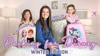 NEW Pack With Me For Disney World in Winter | Disney World in January | Disney Packing Tips