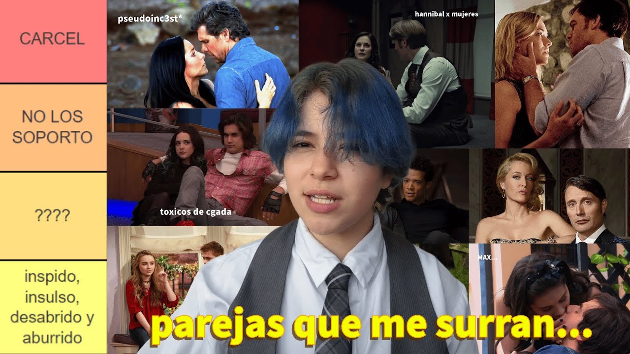 hice una TIER LIST de PAREJAS CANON que NO TOLERO porque fue san valentin