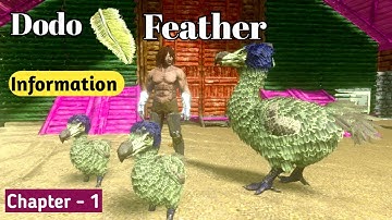 How To Collect Dodo Feather In ARK Mobile | Information | Chapter 1 | Hindi