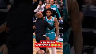 NBA FUNNY VOICEOVER 😂😂😂 #shorts