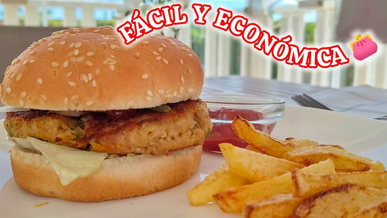 INGREDIENTES comunes//ECONÓMICAS hamburguesas de ATÚN en conserva 