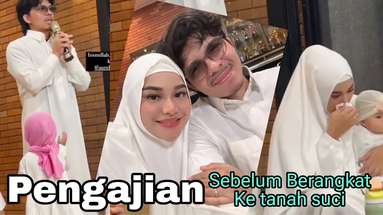 Suasana Khidmat PENGAJIAN Di Kediaman Atta Aurel Sebelum Berangkat Menunaikan Ibadah Haji