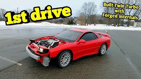 Rebuilt Forged TwinTurbo 3000gt out for it