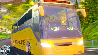 Wheels On The School Bus Nursery Rhyme for Toddlers