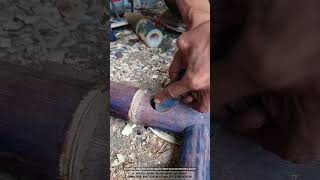 Bamboo House Construction With Hidden Internal joints