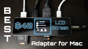 BEST Adapter for Mac - 7 in 1 Smart HD DOCKCASE