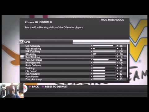 Most Realistic Ncaa 14 Sliders 18