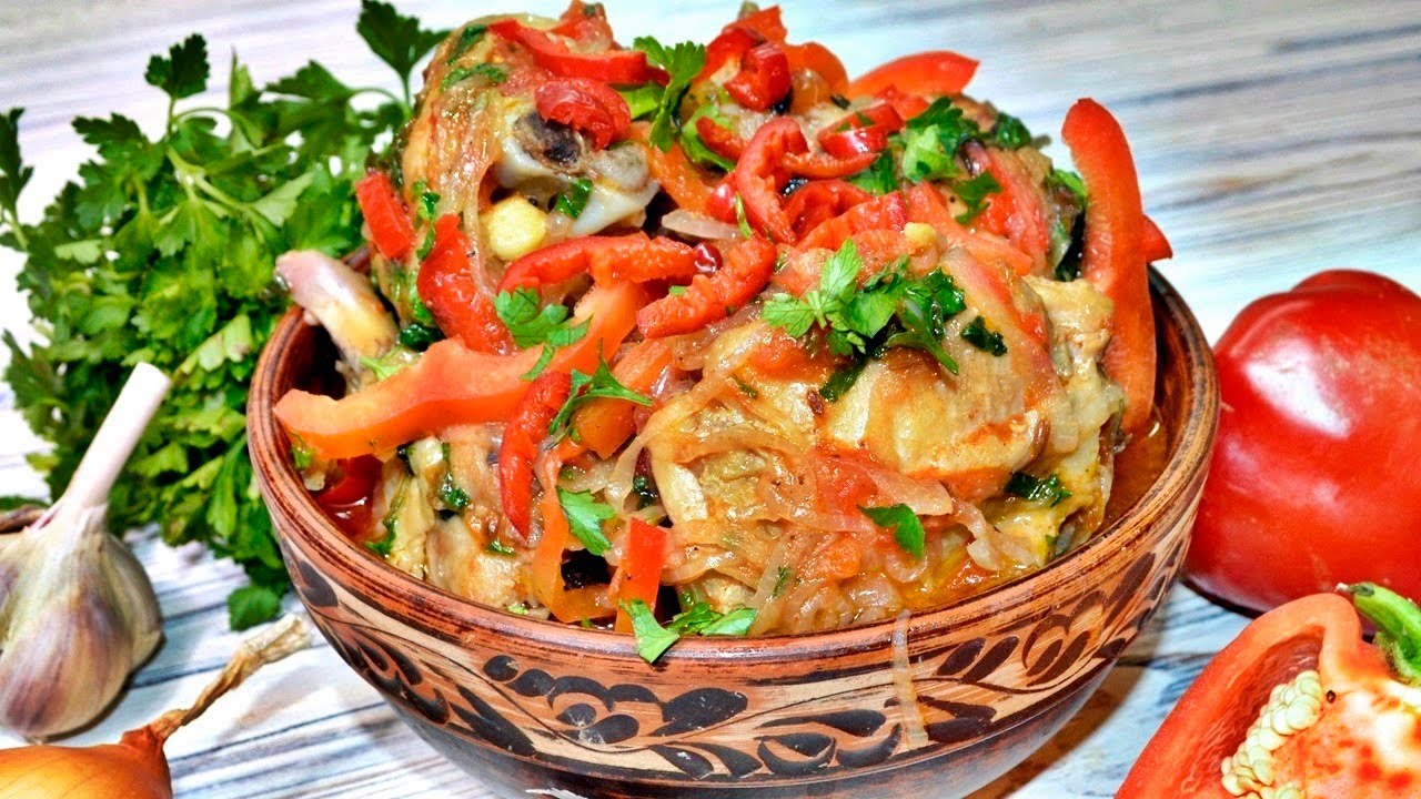 ⁣ЧАХОХБИЛИ ИЗ КУРИЦЫ - мясная вкуснятина!