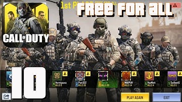 Сall of Duty Mobile - Gameplay part 10 - New Mod Free For All(iOS, Android)