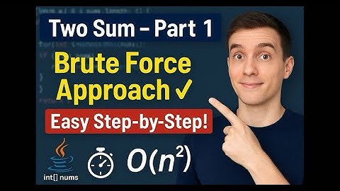 LeetCode 1: Two Sum | Brute Force Approach Explained (Step-by-Step) | CodeWithMeeee