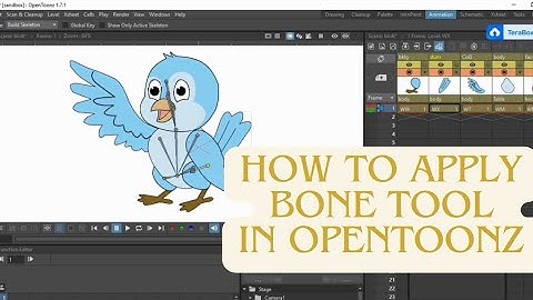 how to apply bone tool in opentoonz