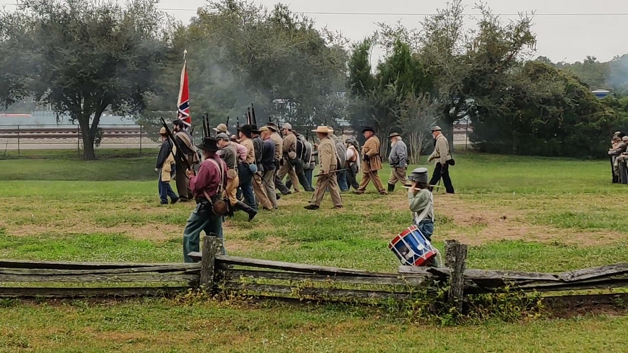 Civil War Reenactment at Pioneer Florida Museum and Village in Dade
