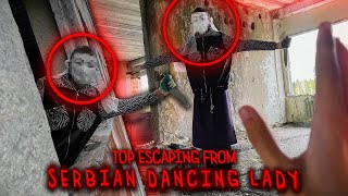 TOP ESCAPING FROM SERBIAN DANCING LADY VS PARKOUR REAL LIFE (Parkour POV Chase)