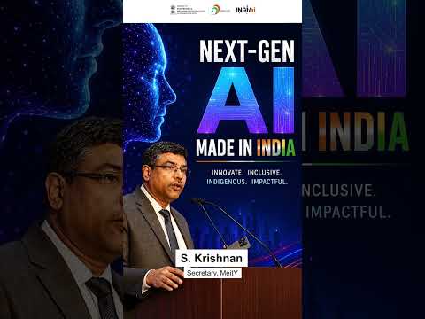 Listen to Shri S. Krishnan, Secretary, MeitY, as he highlights the milestones of India's AI journey