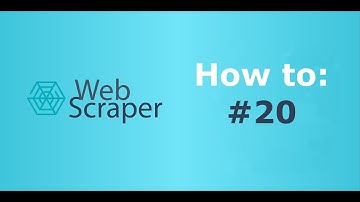 20/20. How to sync your sitemaps with Web Scraper Cloud
