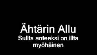 Video thumbnail of "Kaaleet - Ähtärin Allu.wmv"