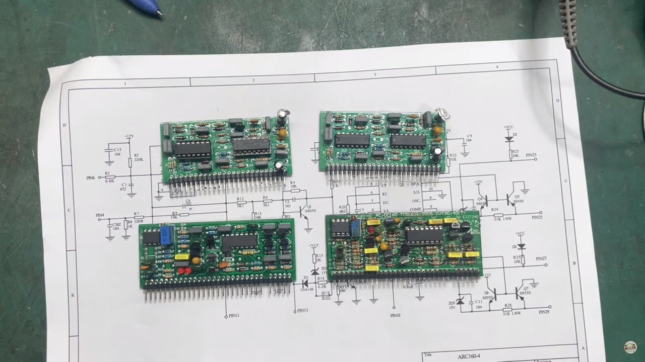 Ep1 Testing the welding machine driver board sg3525 and UC3846