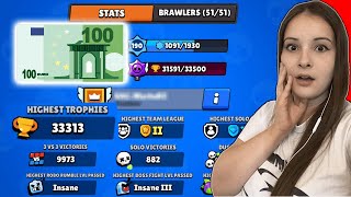 Platila sam pro igraca 100 EVRA da me nauci da igram Brawl Stars