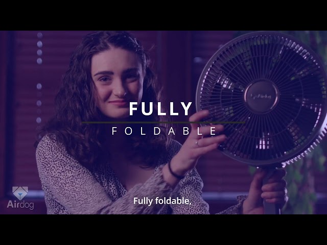 Airdog Rechargeable Folding Fan video thumbnail