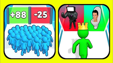 Count Master Vs Giant Rush - All Levels SpeedRun Gameplay Android iOS Ep1