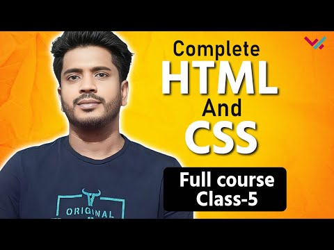 Complete HTML and CSS | Full Course Class - 5 | DIV