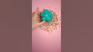 Flower & Beads Reverse! #reversevideo #oddlysatisfying #asmr #beads