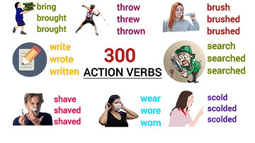 Learn Action Verbs | Super Common Verb Forms (V1, V2, V3) For Fluent In English | Forms of Verbs
