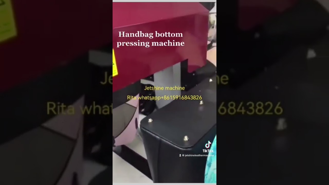 Leather handbag bottom Cover Pressing Machine