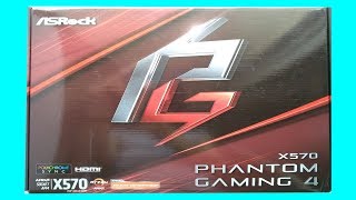 Motherboard Asrock X570 Phantom Gaming 4 | Unboxing, Review and Demo